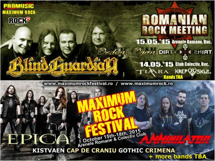 Pachetul Romanian Rock Meeting & Maximum Rock Festival iti ofera 6 zile de concerte rock la un pret special